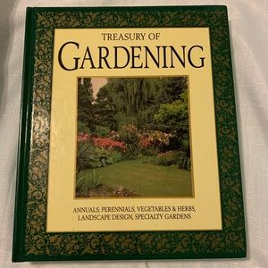 Treasury of Gardening Book 1996 Annuals Perennials Vegetables Herbs Landscape